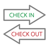 check in check out