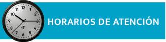 horarios de atención